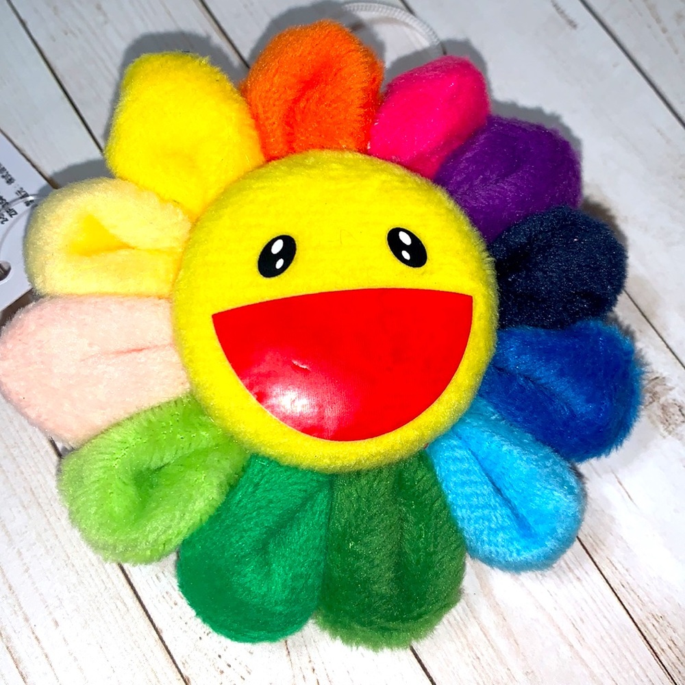 Rainbow Colors Flower Pin